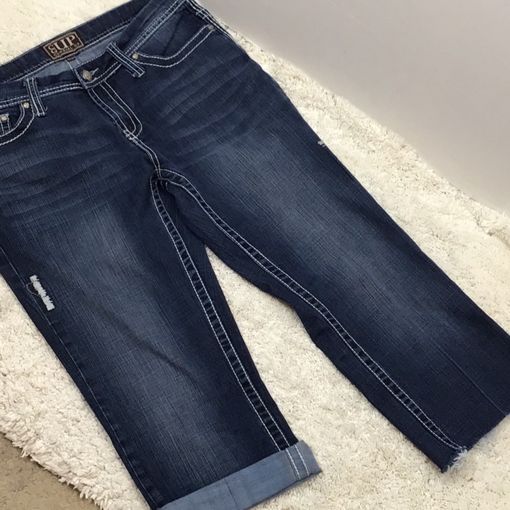 Cowgirl Up cropped jeans 32
